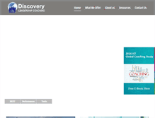 Tablet Screenshot of discoveryleadershipcoaching.com